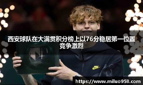 西安球队在大满贯积分榜上以76分稳居第一位置竞争激烈